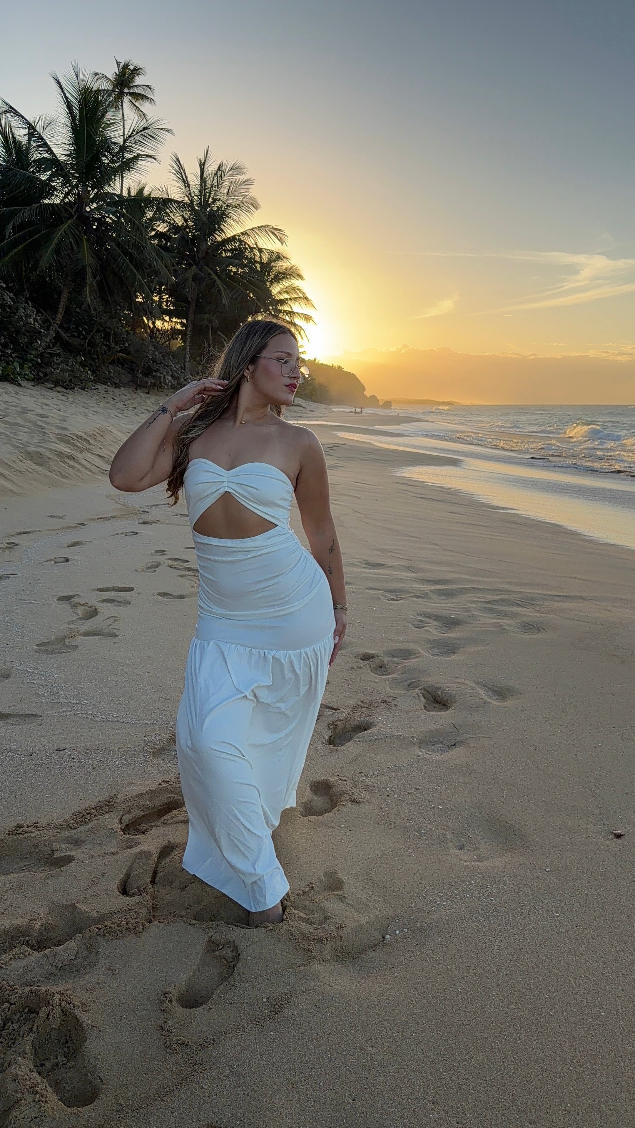 Vestido White Goddess