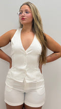 Conjunto Halter Blanco