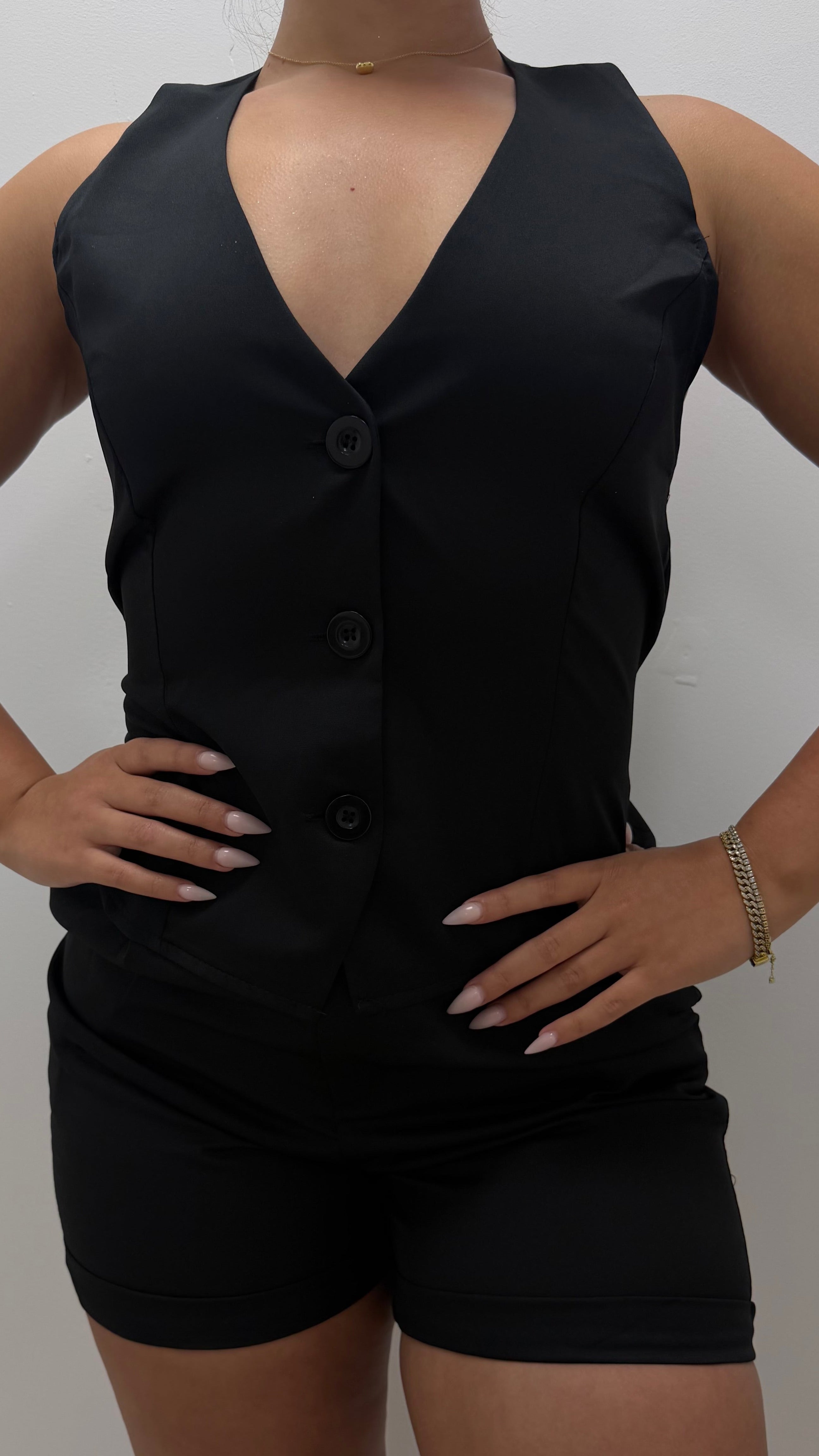 Conjunto Halter Negro