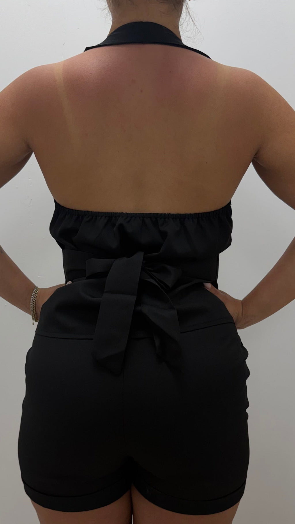 Conjunto Halter Negro