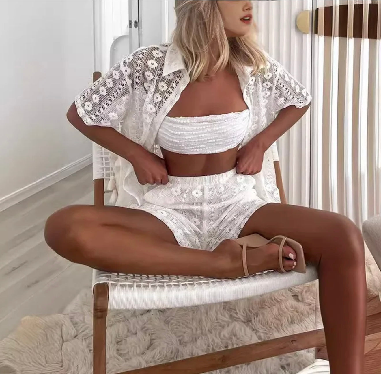 White Lace Set